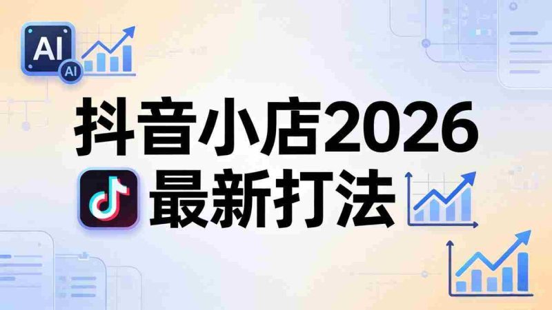 (18232期)抖音小店2026最新打法-更新2026:从入驻到爆款裂变,李老师拆解拼上抖+1688铺货全流程-中薪网