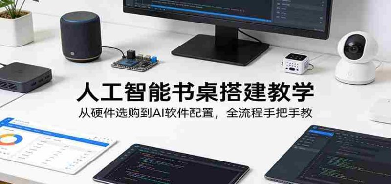 人工智能书桌搭建教学:从硬件选购到AI软件配置,全流程手把手教-中薪网