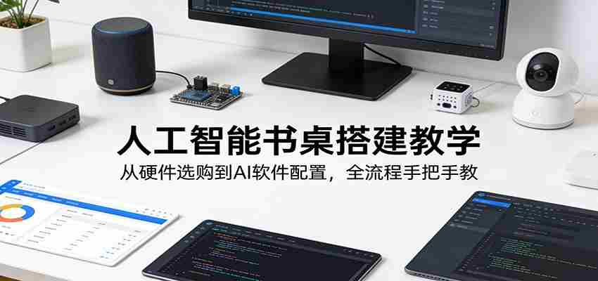 人工智能书桌搭建教学：从硬件选购到AI软件配置，全流程手把手教-中薪网