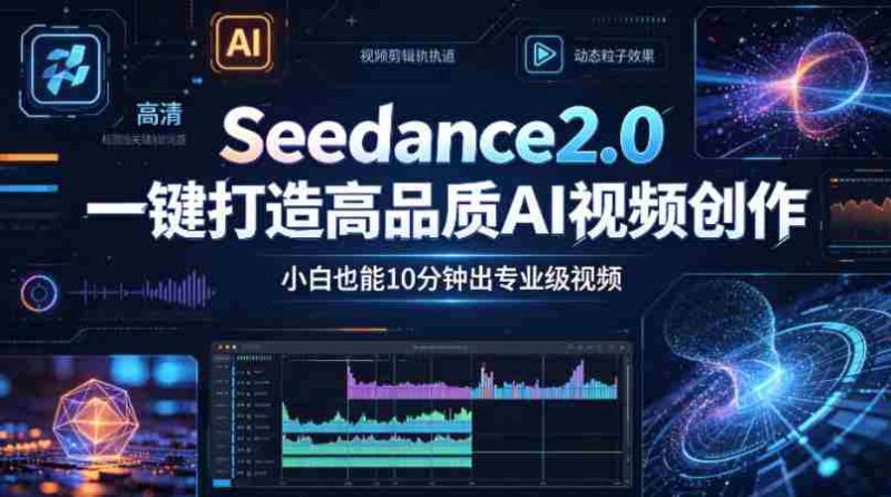 Seedance2.0一键打造高品质AI视频创作,小白也能10分钟出专业级视频-中薪网