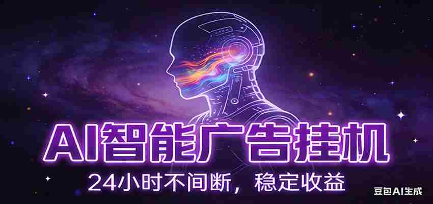 AI智能广告挂机项目，全自动化运行，电脑项目，无配置要求，单机150+收益-中薪网