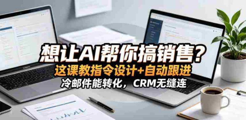 想让AI帮你搞销售?这课教指令设计+自动跟进,冷邮件能转化,CRM无缝连!【原创双语字幕】-中薪网
