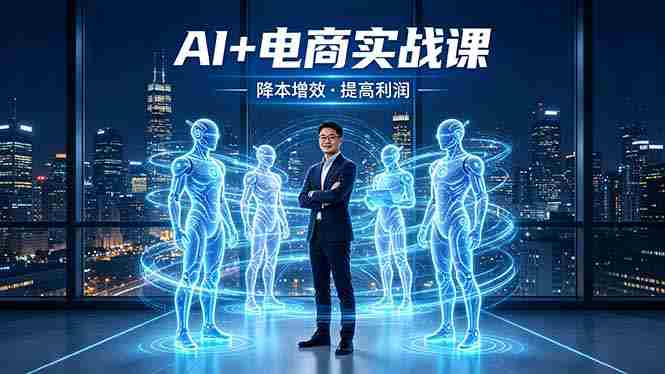 (18328期)AI+电商实战课,1人+N个AI 智能体,把SOP变AI员工,实现降本增效提高利润-中薪网
