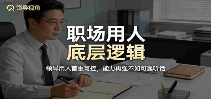 公众号付费文章：职场用人底层逻辑，领导用人首重可控，能力再强不如可靠听话-中薪网