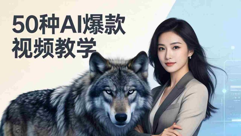 (17815期)50种AI爆款视频教学:影视级古诗词+治愈萌宠+山海经蛟龙,高阶宝典商业落地-中薪网