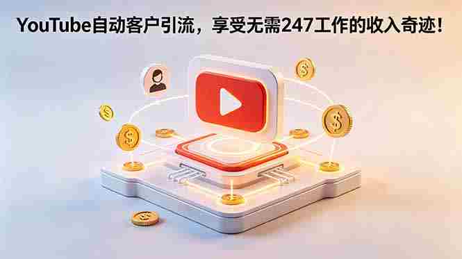 (18658期)YouTube 自动客户引流,享受无需 247 工作的收入奇迹!【原创双语字幕】-中薪网