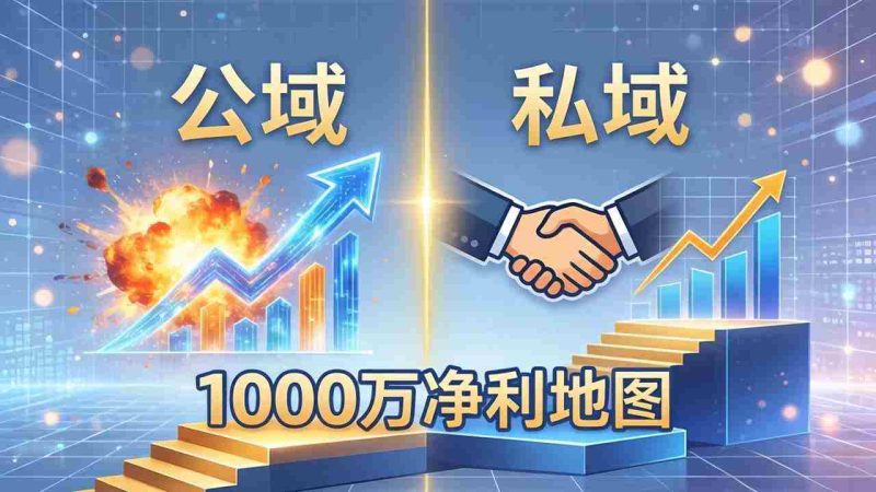 (18217期)公域玩命出爆款,私域悄悄做成交:这套AI内训课,2026给你打通1000万净利的地图-中薪网