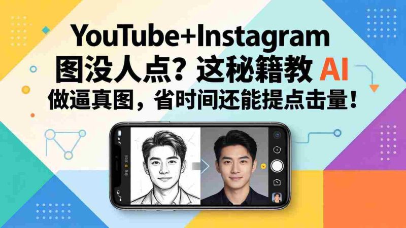 (17911期)YouTube+Instagram图没人点?这秘籍教 AI 做逼真图,省时间还能提点击量-中薪网