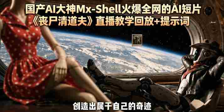 国产AI大神Mx-Shell火爆全网的AI短片《丧尸清道夫》直播教学回放+提示词-中薪网