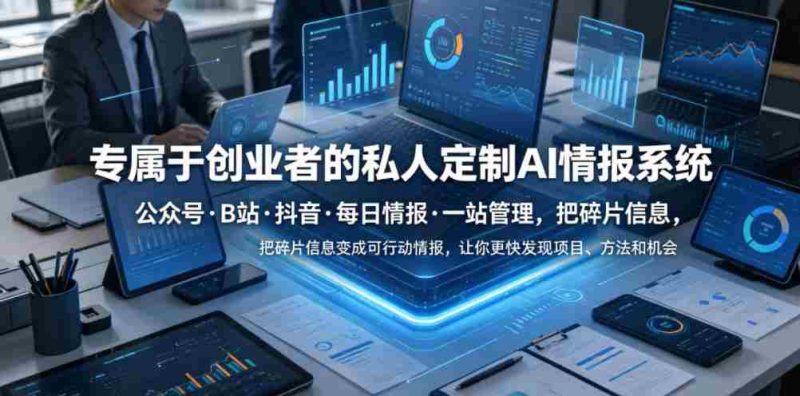 专属于创业者的私人定制AI情报系统,公众号·B站·抖音·每日情报·一站管理,把碎片信息变成可行动情报,让你更快发现项目、方法和机会-中薪网