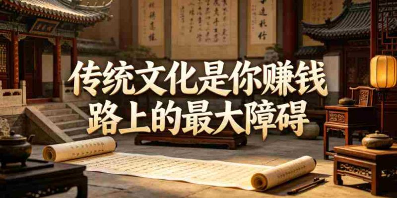 付费文章:传统文化是你賺钱路上的最大障碍-中薪网