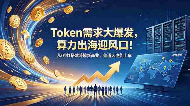 (18889期)Token需求大爆发,算力出海迎风口!从0到1搭建跨境新商业,普通人也能上车-中薪网