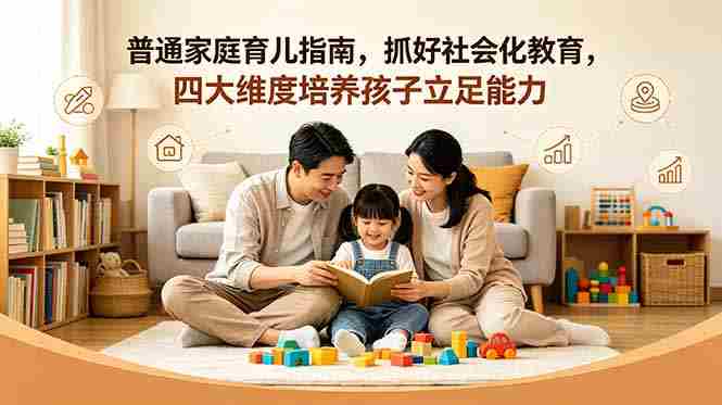 (18755期)付费文章:普通家庭育儿指南,抓好社会化教育,四大维度培养孩子立足能力-中薪网